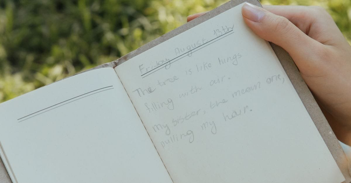 Self-care journaling