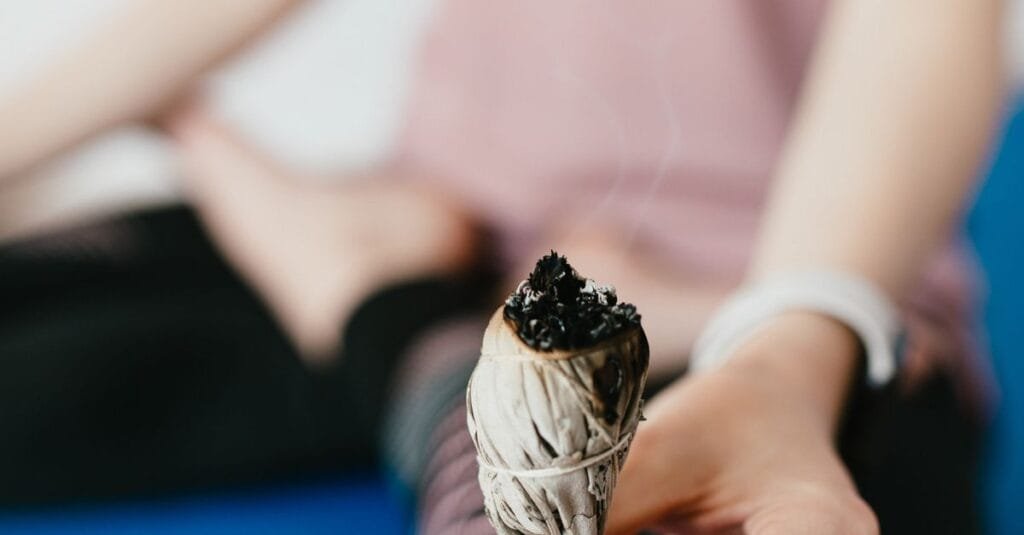 An aromatherapy diffuser at home