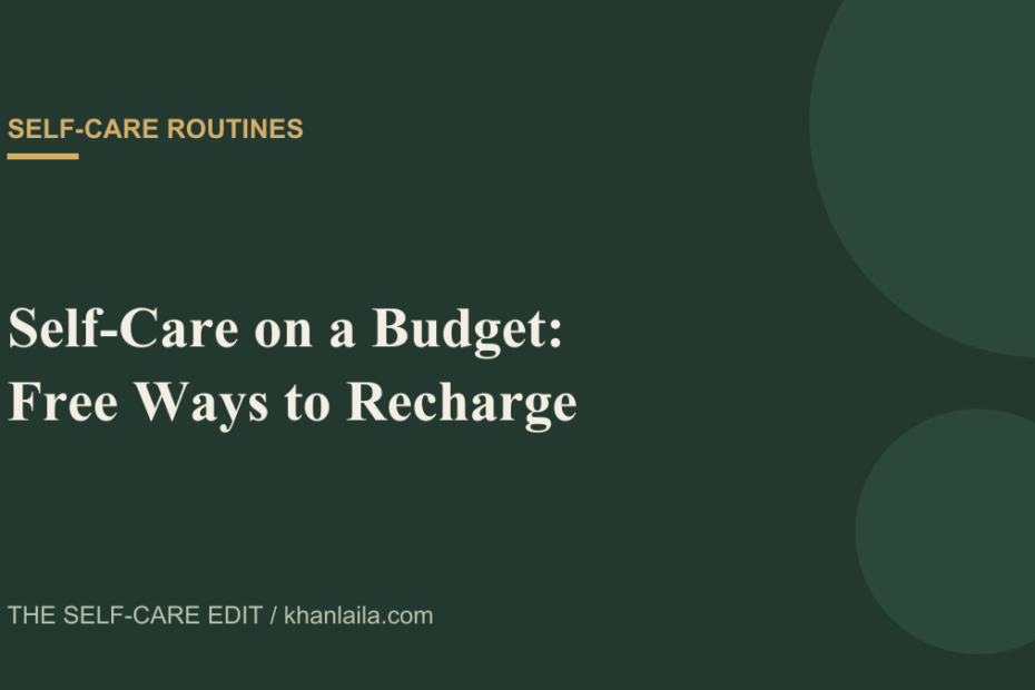 02 budget selfcare