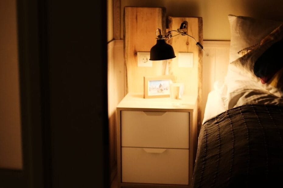 Peaceful bedroom for better sleep