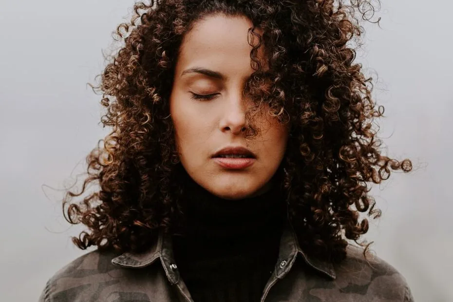 Calm, confident woman setting boundaries
