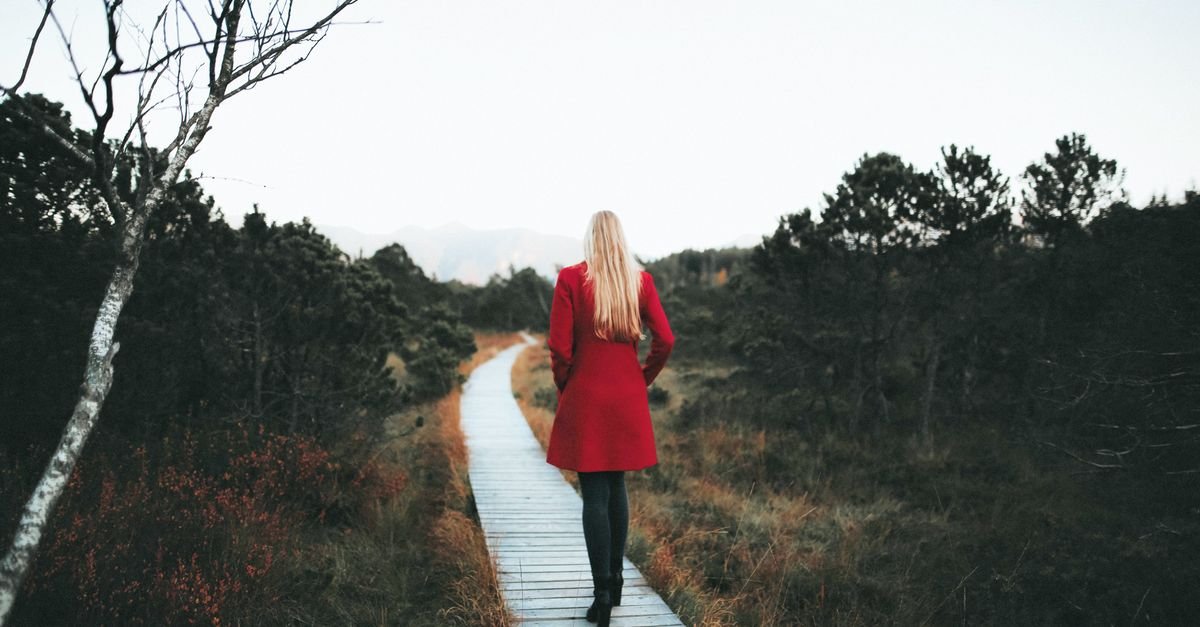 A solo walk in nature to recharge