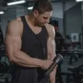 Massage gun used for muscle relief and post-workout recovery