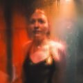 Relaxing steamy shower with aromatherapy steam and soft light