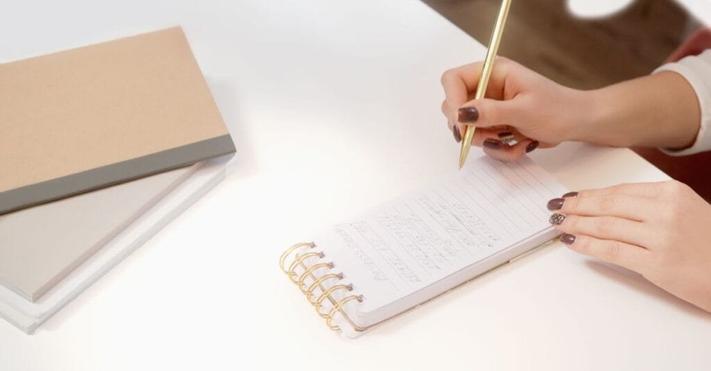Writing morning pages by hand